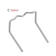 thumbnail image 1 of 100PCS 0.6/0.8mm Hot Stapler Staples For Car Bumper Plastic Welder Repair Kit, 1 of 6