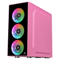 thumbnail image 2 of Gabinete XTREME PC GAMING Dragonfly Media Torre 4 Fan RGB Rosa CXT320PK, 2 of 6