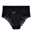 thumbnail image 4 of Panties for Women,High Waist Lace Briefs Crotch Underwear Elegant Comfortable Everyday Wear,Womens Underwear,Black,XL, 4 of 4