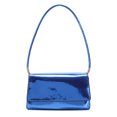 thumbnail image 1 of Bolsa De Hombro Bolso vagabundo para mujer PU Láser Brillo Axila Bolso Solapa para regalo de cumpleaños (Azul) Likrtyny Para Estrenar, 1 of 9
