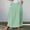 Mint Green, variant on absuyy Skirts for Women Long with Pockets Elastic Waistband Pleated Casual Solid Color Maxi Skirt Dark Gray Size 3XL