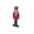 thumbnail image 1 of Christmas Wooden Nutcracker On Stand Black Hat, 1 of 3