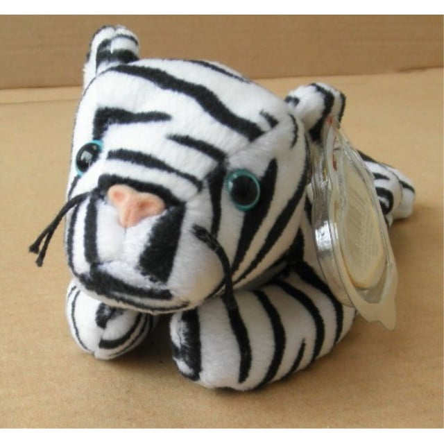 white tiger beanie baby