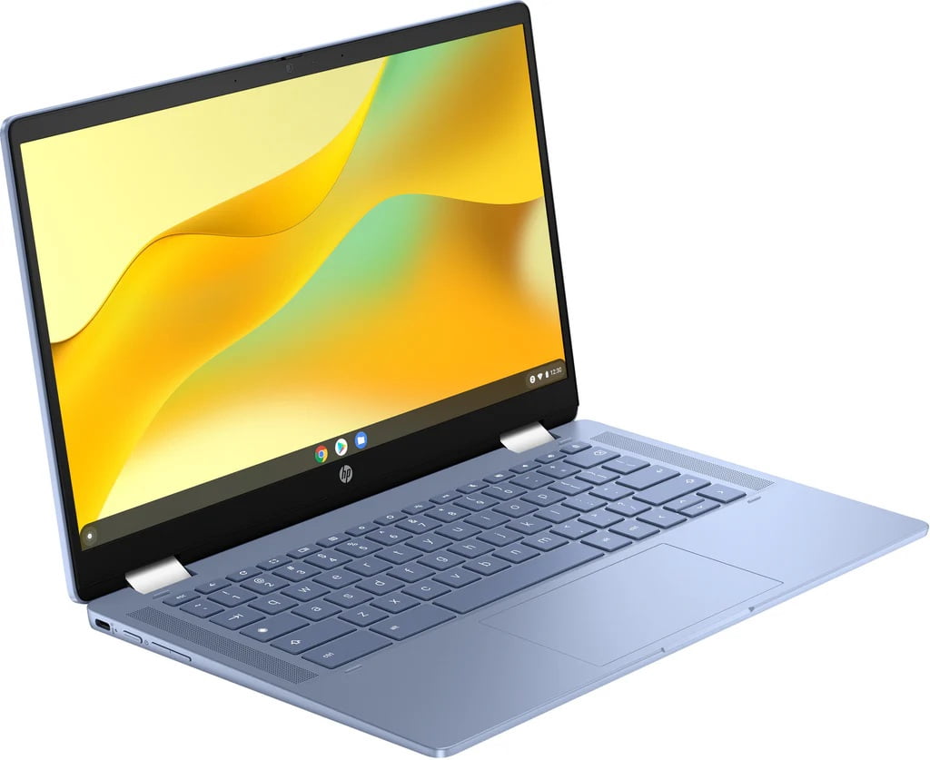 HP Chromebook x360 14b-cd0013dx 14" Touch Intel Processor N100 0.8 GHz 4GB RAM 64GB eMMC Intel UHD Chrome OS, Sky Blue - A28Q7UA