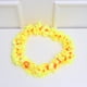 thumbnail image 2 of Juego de 4 pulseras y collares con guirnaldas hawaianas, accesorios elegantes para fiestas tropicales en la playa (amarillo), 2 of 7