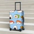 thumbnail image 5 of Yiaed Kawaii Sushi Print Travel Luggage Cover Suitcase Protector Fits 18-32 Inch Luggage Wheel Covers Patterned Elastic Luggage Anti-scratch（No luggage）-Large, 5 of 5