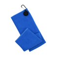 thumbnail image 2 of Toalla de golf ligera para limpiar pelotas, con absorción de agua y mosquetón. Azul, 2 of 9