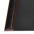 thumbnail image 3 of Dacasso Coussin de Bureau en Noyer et Cuir avec Rails Latéraux, 34 par 20 Pouces, 3 of 4