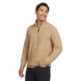 thumbnail image 2 of Chaps Men's & Big Men's 1/4 Zip Mockneck Ribbed Sweater, Sizes S-2XL, 2 of 3