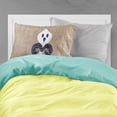 thumbnail image 2 of Halloween Ghost Spider Bat Fleur de lis Fabric Standard Pillowcase, 2 of 2