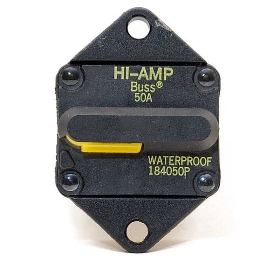 BEP Boat Circuit Breaker 184050P | 50 Amp Manual Reset Trolling Motor