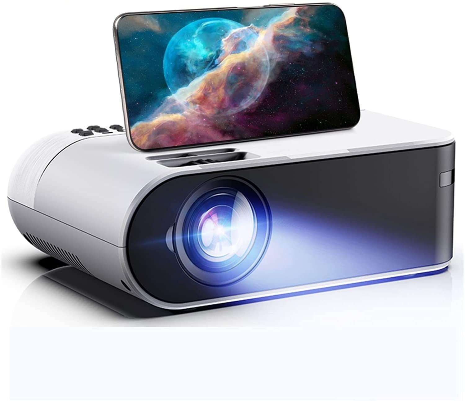 TD60 Mini Projector Portable WiFi Android 6.0 Home Cinema for 1080P