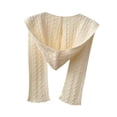 thumbnail image 2 of GUOOL Foulard Tricotée Confortable Chauffe-Nuque avec Capuche pour Femmes Hiver Automne Beige, 2 of 9