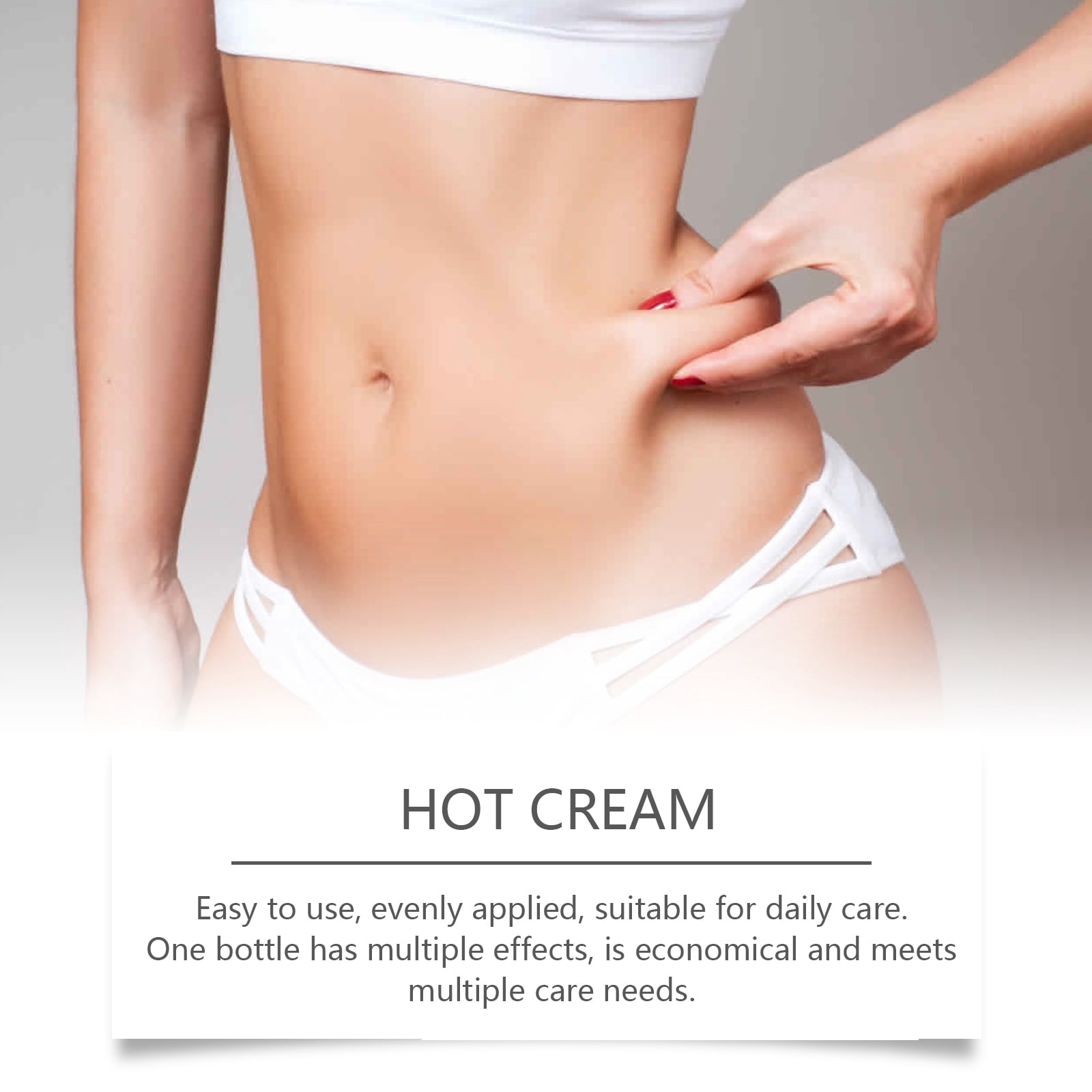 Alvantor Hot Firming Body Cream for Moisturizing & Massage, 4.23oz