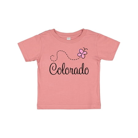 

Inktastic Butterfly Colorado Gift Baby Girl T-Shirt