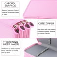 thumbnail image 3 of Makeup Case, Pink Multi-layer Pencil Case Large Capacity Kawaii Makeup Bag Makeup Bag  For Office Home, 3 of 8