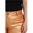 thumbnail image 4 of Pantalón de vinipiel Roman Fashion /Tallas Extras, 9505 (Dorado) dorado 40, 4 of 6