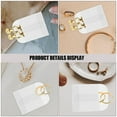 thumbnail image 3 of MLINS 50pcs Paper Bags Ear Studs Package Bags Paper Jewelry Storage Pouch for Earring, 3 of 8