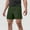 Army Green, variant on Blmnix Men Shorts Pleated Golf Shorts Gym Shorts Shorts Beige Low Elastic Men's Athletic Shorts,XXL