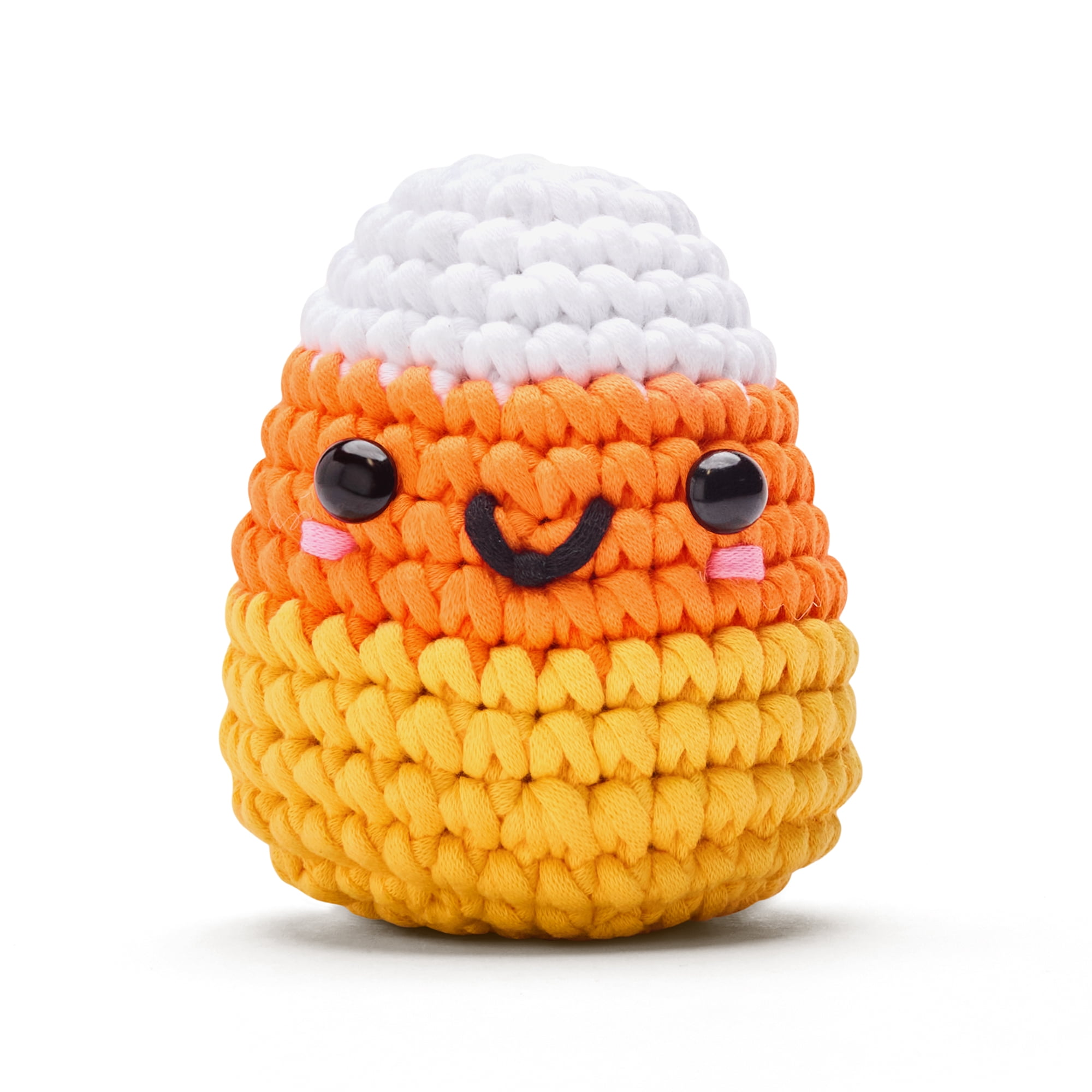 The Woobles Beginner Crochet Amigurumi Kits - Maisey the Candy Corn -- Halloween