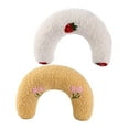 thumbnail image 1 of Almohada de mascotas,Pequeño perro almohada mascota gato cama cuello,Mat Collar Cuddle Support Almohada para dormir,Juguete de entrenamiento Protección del sueño Cachorro amarillo y blanco Yuyangstore Almohada de mascotas, 1 of 8