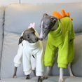 thumbnail image 4 of HQREA Italian Greyhound Onesie Clothes Whippet Dog Dinosaur Costume Pajamas for Large Dogs, 4 of 6
