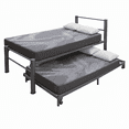 thumbnail image 3 of Set Cama ind. Bajo cama Canson Gris con colchón ind. en caja Atlas + Almohadas Peach regalo, 3 of 4