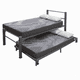 thumbnail image 3 of Set Cama ind. Bajo cama Canson Gris con colchón ind. en caja Atlas + Almohadas Peach regalo, 3 of 4