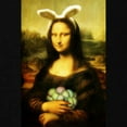 thumbnail image 2 of CafePress - Mona Lisa, The Easter Bunny Maternity T Shirt - Maternity Dark T-Shirt, 2 of 3