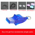 thumbnail image 4 of Toystoory Silbato de árbitro, equipo deportivo de tamaño compacto multicolor, accesorios de Camping, sonidos brillantes, suministros de Deportes y aire libre Azul oscuro, 4 of 6