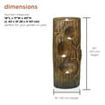 thumbnail image 6 of Alpine Corporation 4-Tier Tree Trunk Fountain Decoration with Cool White LED Lights, 6 of 13
