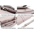 thumbnail image 5 of Crossbody Bags for Women Small Over the Shoulder Saddle Purses and Boho Cross body Handbags,Vegan Leather, 5 of 5