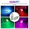 thumbnail image 4 of 1XLED USB Car Interior Light Neon Atmosphere Ambient US Accessories Lamp Bulb AU I5J8, 4 of 7