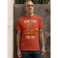 thumbnail image 2 of Turkey Pour Some Gravy On Me Funny Thanksgiving Unisex Men's T-shirt For Men, 3XL, Orange, 2 of 6
