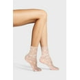 thumbnail image 6 of Dalrosia Women Girls Lace Socks Sheer Loose Socks Decorated Mesh Tulle Socks Transparent See Through Lace Slouch Socks, 6 of 7