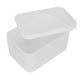 thumbnail image 5 of Caja de almacenamiento para tocador, caja de almacenamiento de cosméticos de escritorio, subcompartimento, caja de almacenamiento de máscara con tapa, caja de almacenamiento de cosméticos, máxima confiabilidad, 5 of 8