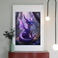 thumbnail image 2 of Diamond Art Kits for Adults - 5d Purple Dragon Forest Scene Diamond Painting for Adults, Diamond Art for Adults Beginners, Diamond Painting Kits for Adults for Home Wall Decor, 2 of 7