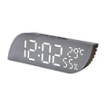 thumbnail image 1 of Reloj despertador LED Macarena para dormitorio Brillo ajustable 20,9x6,8 cm, 1 of 8