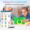 thumbnail image 4 of Kids Tablet, 7 inch Android 15 Tablet for Kids, 8GB+32GB 1TB Expand, Quad-Core Toddler Tablets with Shockproof Case, BT5.0, WiFi 5, Parental Control, Games, Dual Camera, 4 of 7