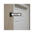 thumbnail image 4 of Advantus Pop Out Wall Mount Sign 1 Each - 3.3" Width x 2" Height - 8.25" Holding Width x 1.38" Holding Height - Self-adhesive - Plastic - Black, 4 of 4