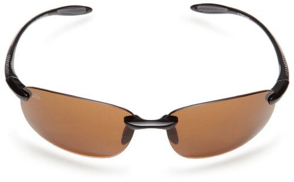 Serengeti Nuvino Sunglasses Shiny, Black/Polarized Drivers, 7317 - image 3 of 7