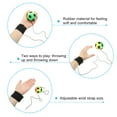 thumbnail image 4 of Uxcell 1.9 Inch Sports Wrist Ball, Baseball Rubber Wrist Return Ball Sport for Exercise, White, 4 of 5