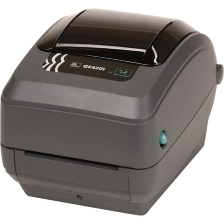 Zebra GK420t Desktop Thermal Transfer Printer, Monochrome, Label Print, Ethernet, USB