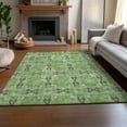 thumbnail image 6 of Addison Rugs Mayfield Washable Transitional Panel Green Rectangle Rug, 3' x 5', 6 of 6