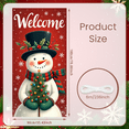 thumbnail image 2 of Traditional Christmas Banner Santa Claus Red Outfit Decorative Design for Holiday Party Indoor Event Christmas Decoration, 2 of 9