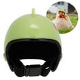 thumbnail image 4 of Funny Protection Hen Hard Hat With Fixed Straps Humanoid Helmet Style Chicken Helmet Chicks For Conure Lovebird For Parakeet Cockatiels Hens Bird Parrot Flame,Black 8,Ladybug,Green, 4 of 8
