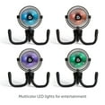 thumbnail image 4 of Munchkin® Multi-Use Rechargeable Stroller Fan, 4 Speeds, LED Lights and Flexible Legs, Black, Unisex, 4 of 24