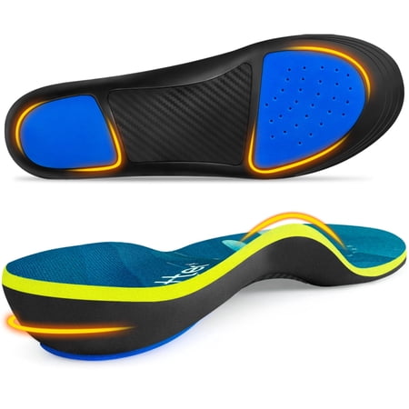 DR. POTTER+ Plantar Fasciitis Insoles, 220+lbs Heavy Duty High Arch Support Inserts, Orthotics Insoles for Flat Feet and Foot Pain Relief (260MM)