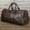 Coffee, variant on Zee Leather - Horse leather men's travel bag