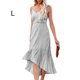 thumbnail image 2 of Sonducket Vestido largo de mujer Casual Spaghetti Strap Swing Sundress Club Noche Fecha Playa Vacaciones Cumpleaños Oficina Ropa de verano Vestidos Negro L Sonducket AP011094-11, 2 of 5
